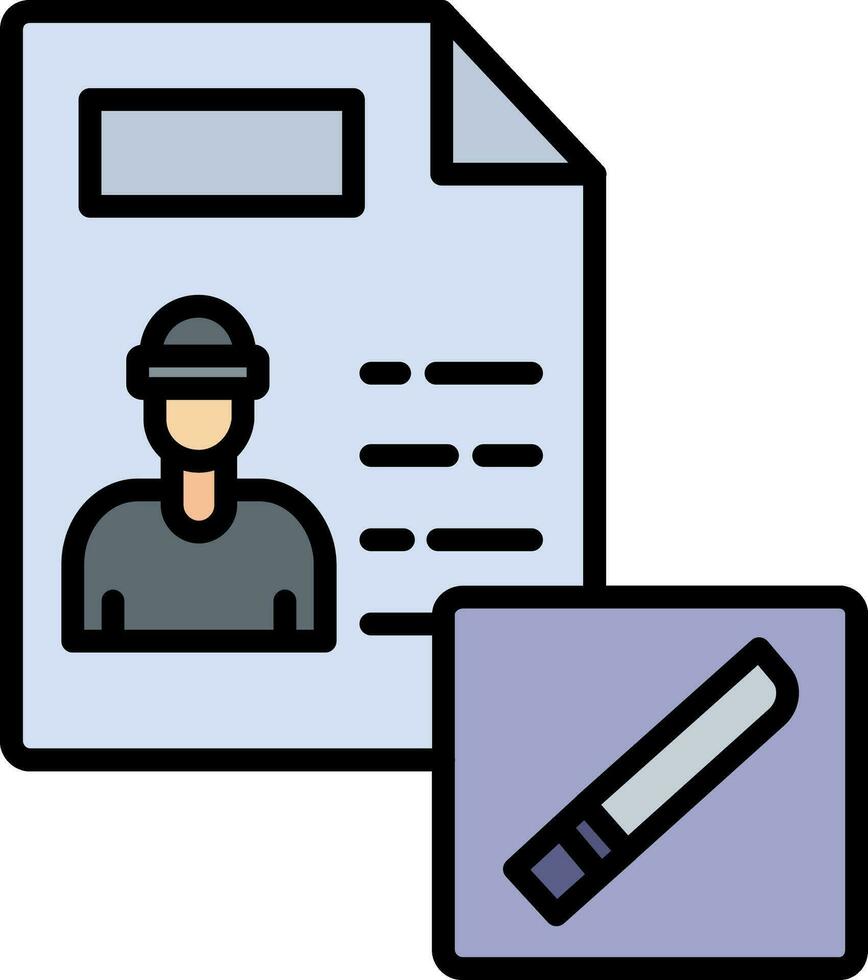 Evidence Vector Icon