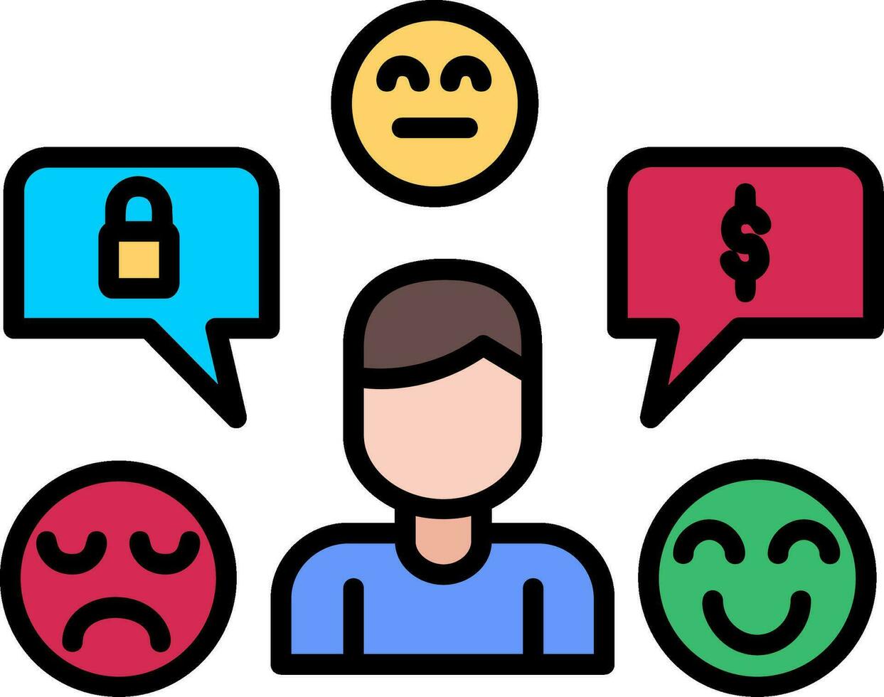 Customer Behavior Vector Icon