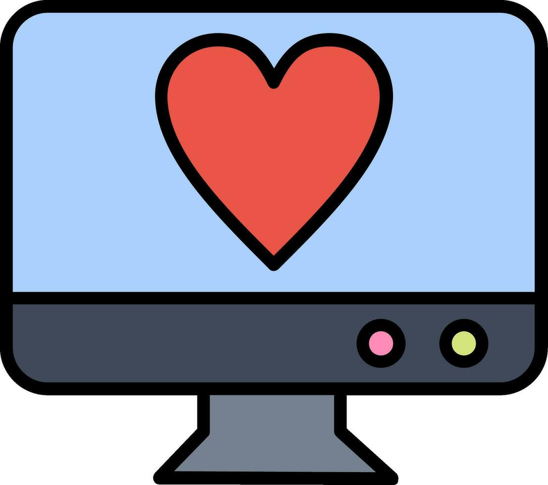 Monitor Vector Icon