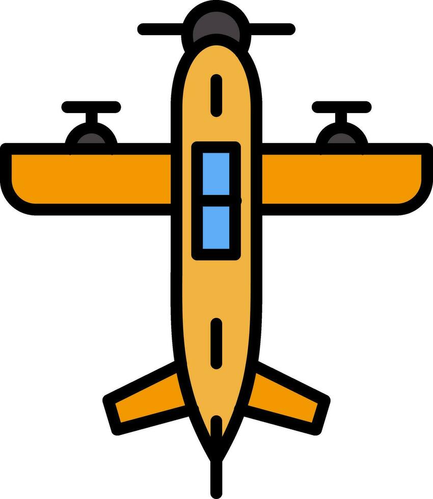hidroavión vector icono
