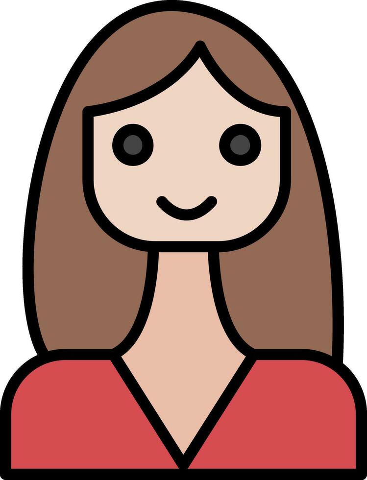 icono de vector de mujer