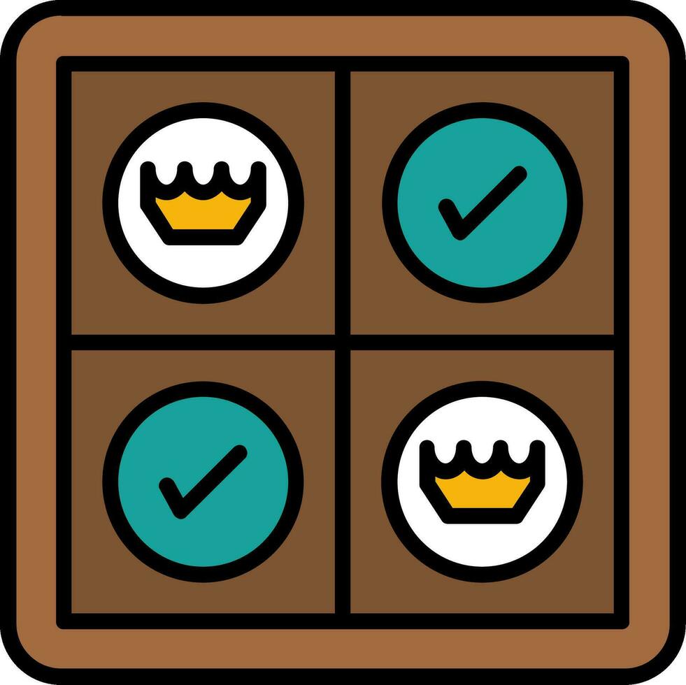 Checkers Vector Icon