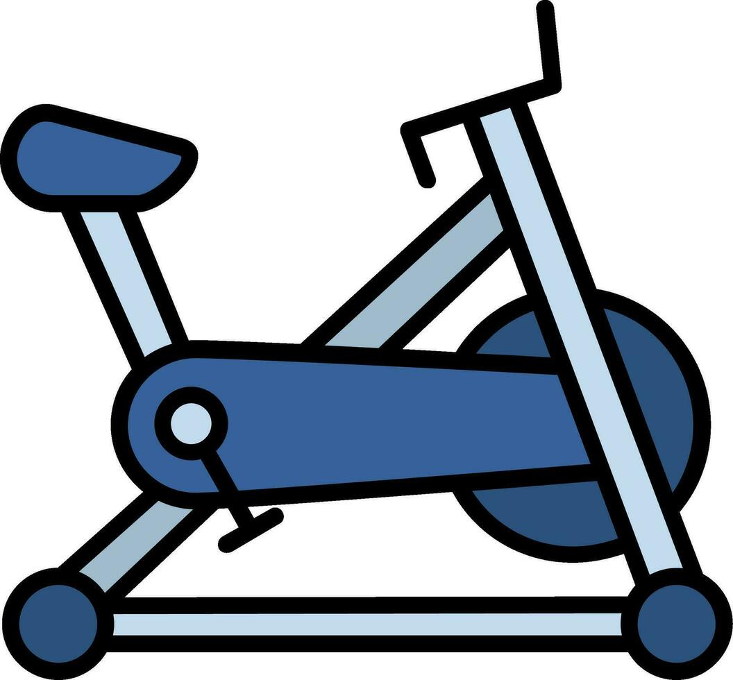 Stationary Bike Vector Icon