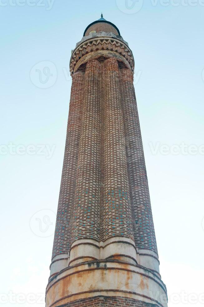 Yivli Minare Camii, Fluted Minaret Mosque in historic center in Antalya photo