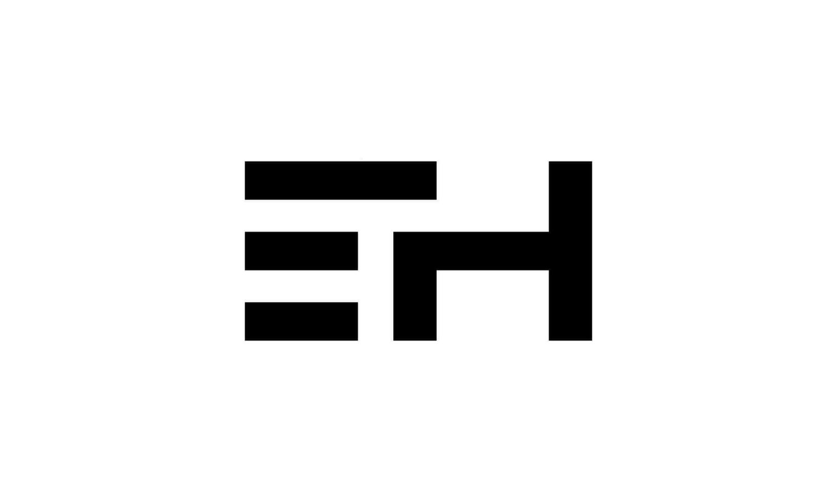 letter EH logo pro vector file pro Vector