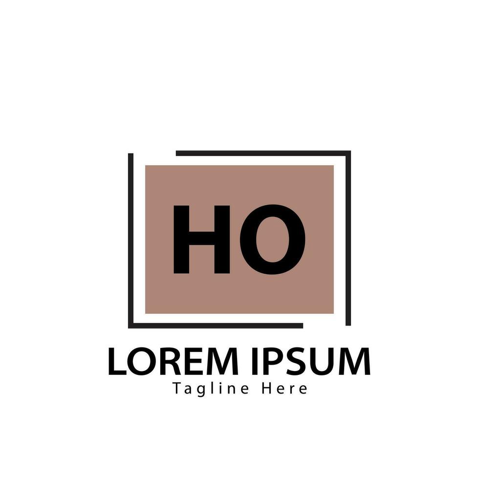 letter HO logo. HO logo design vector illustration for creative company, business, industry. Pro vector