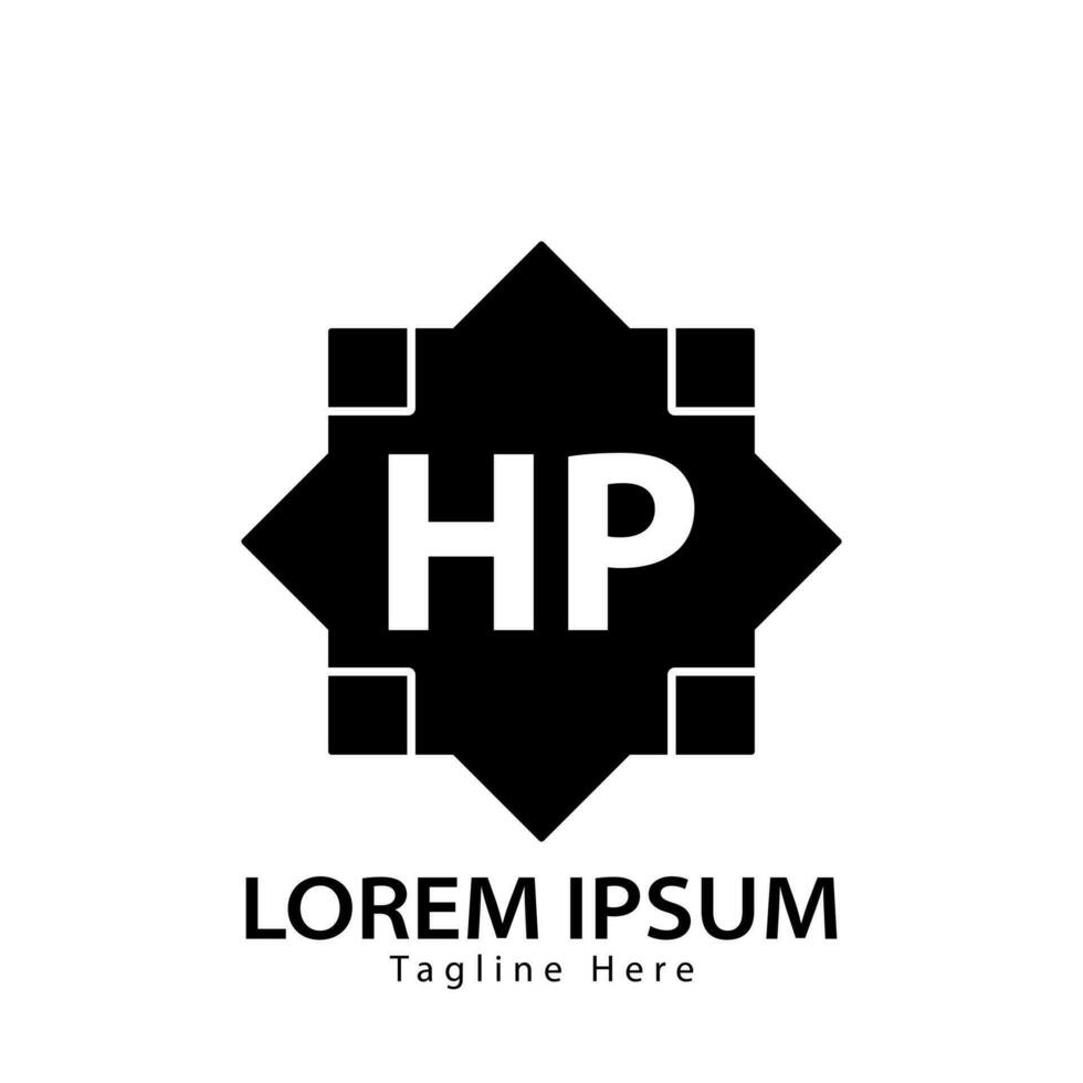 letter HP logo. HP logo design vector illustration for creative company, business, industry. Pro vector