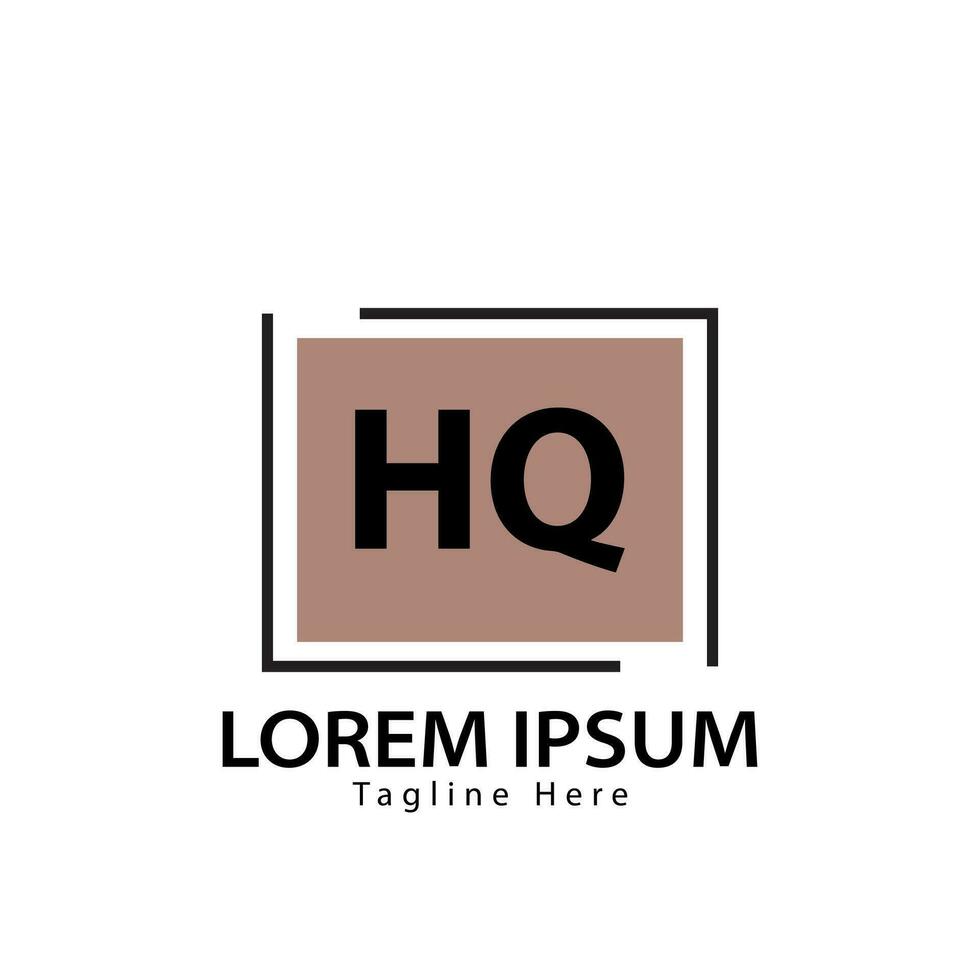 letter HQ logo. HQ logo design vector illustration for creative company, business, industry. Pro vector