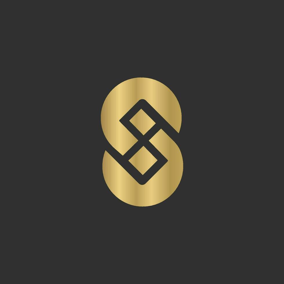Alphabet Initials logo XS, SX, X and S vector