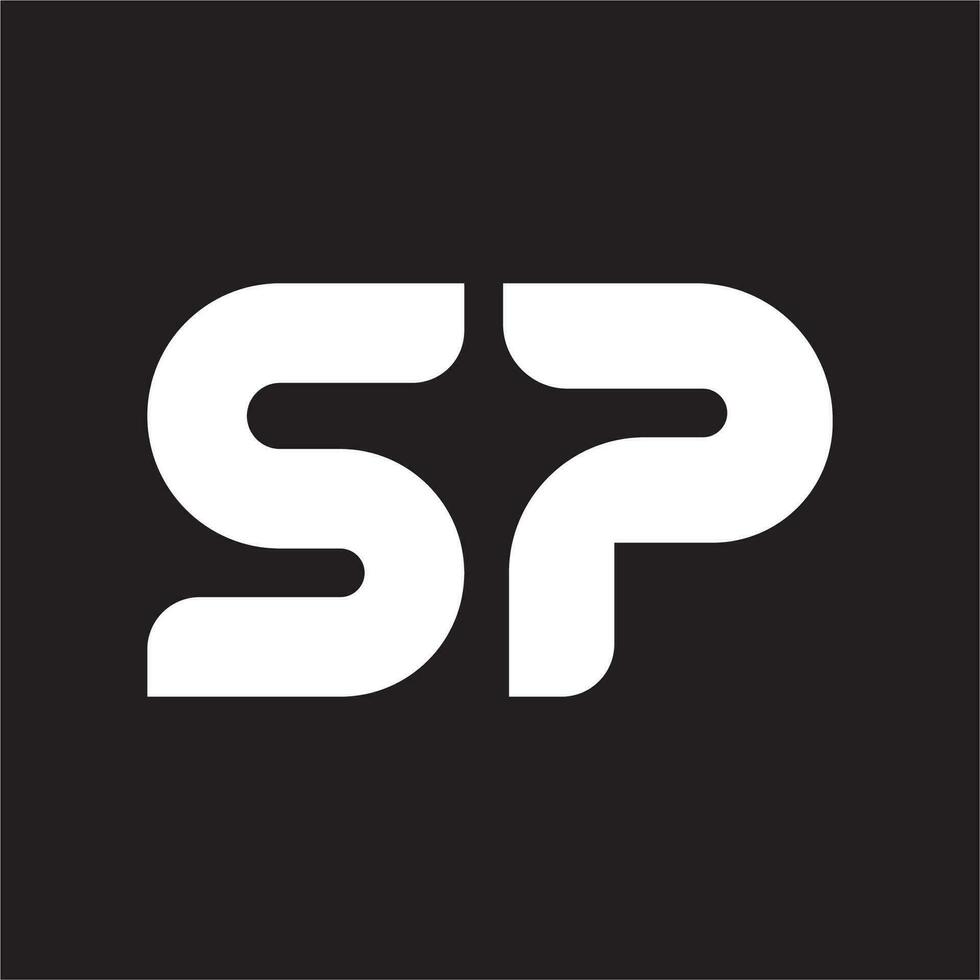 sp and ps letter logo design template. sp,ps initial based alphabet icon logo design vector