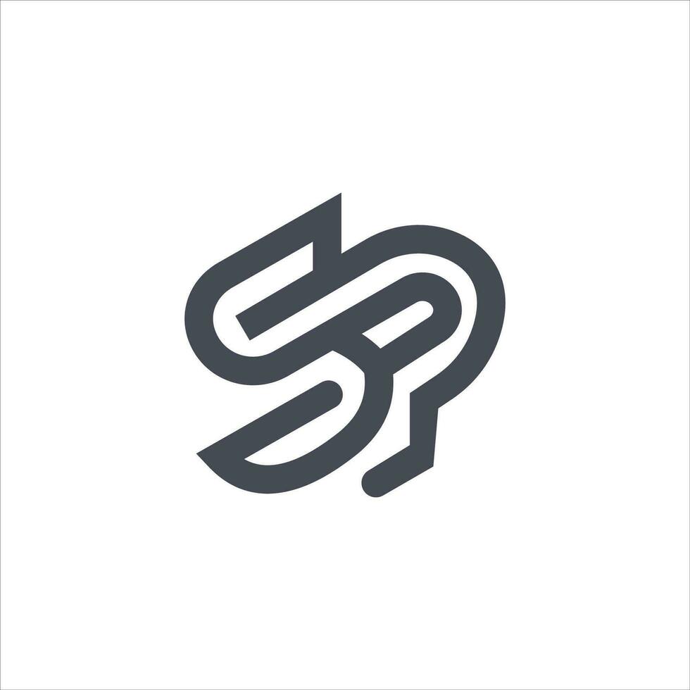 sp and ps letter logo design template. sp,ps initial based alphabet icon logo design vector