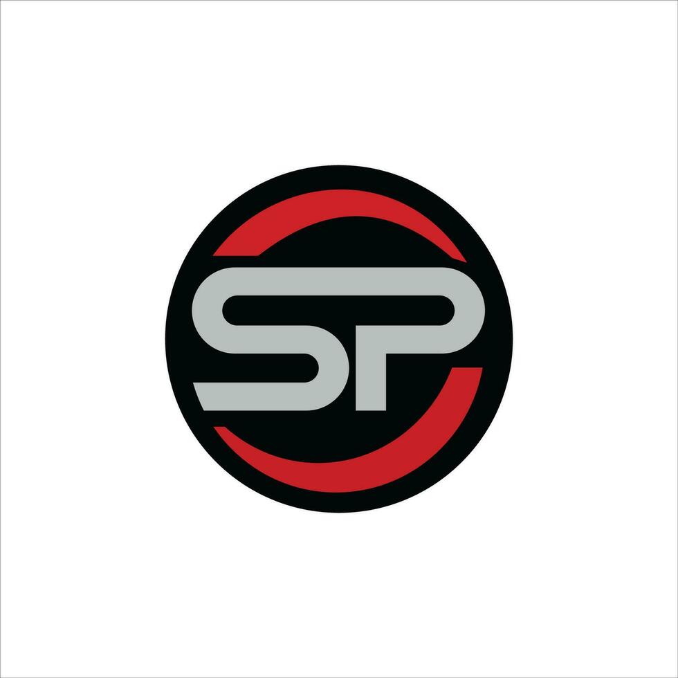 sp y PD letra logo diseño modelo. sp,ps inicial establecido alfabeto icono logo diseño vector