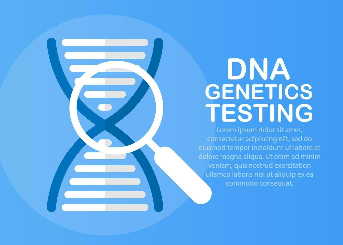 DNA Analysis icon. Flat iconic symbol. DNA Analysis vector. Designed for web and software user interface. vector
