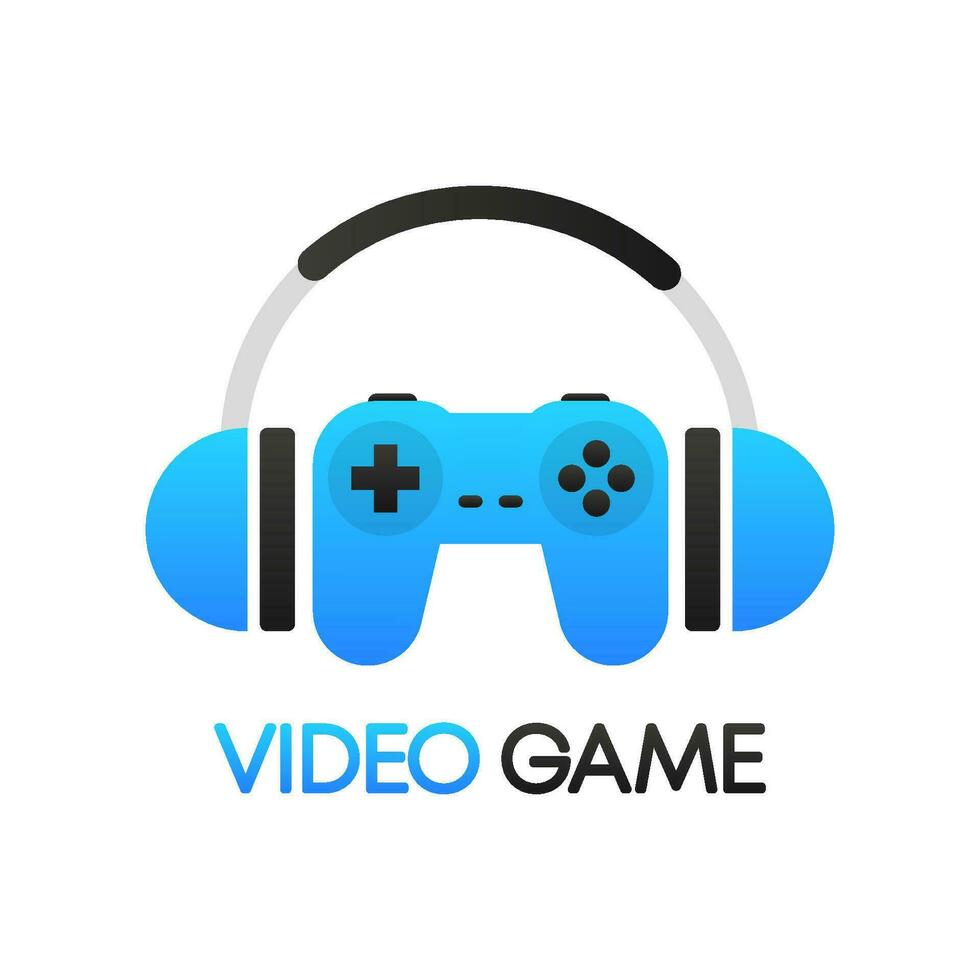 Abstract video game for game design. Vector illustration design.Play online.