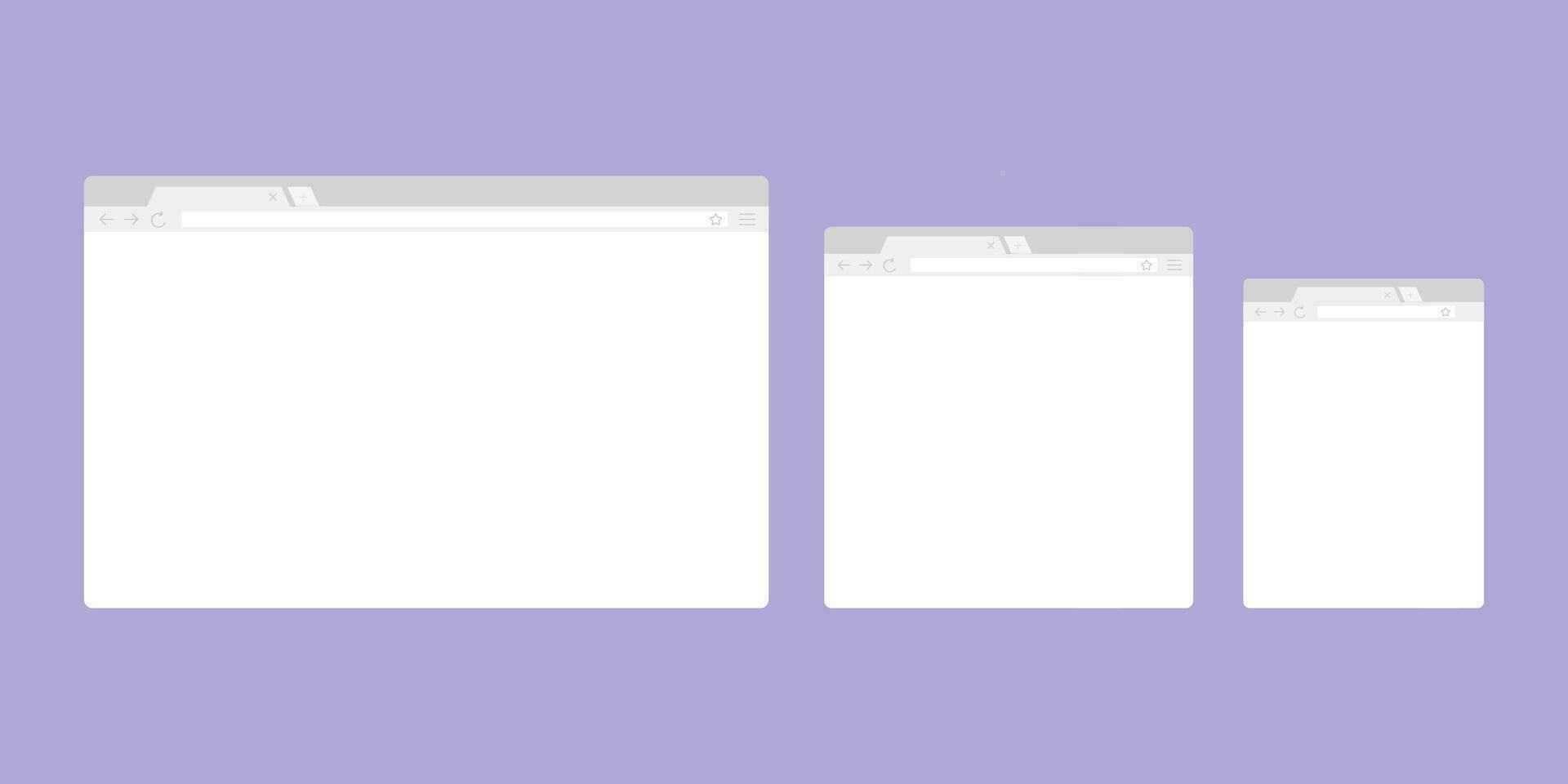 navegador ventana vector ilustración. navegador o web navegador en plano estilo. ventana concepto Internet navegador