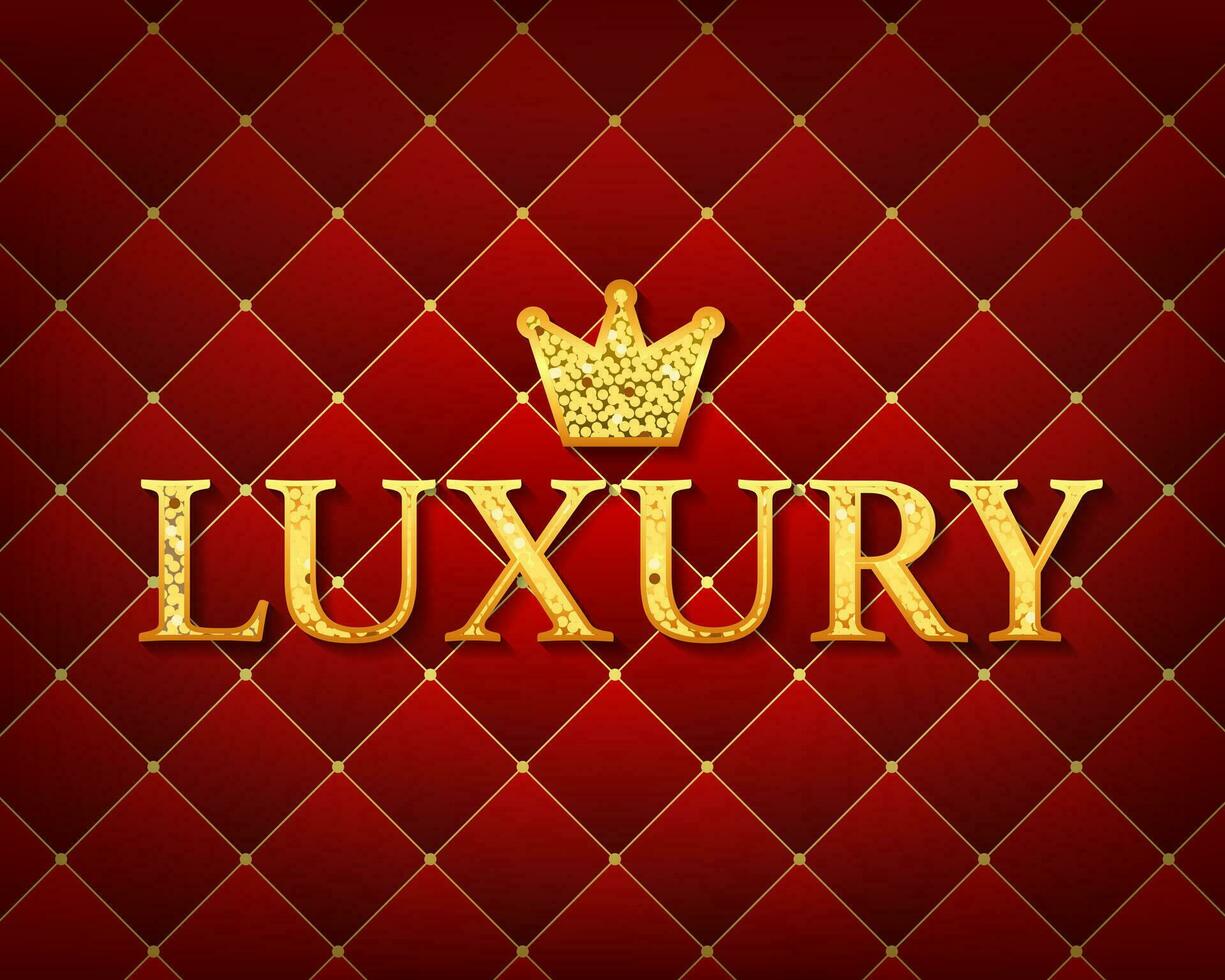 Golden symbol of exclusivity and luxury, the label VIP with glitter. Very important person - VIP icon. Vector illustration.