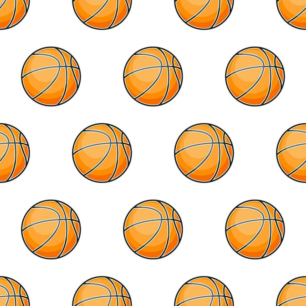 Basketball ball. Sport game tournament. League team and fan club. Vector illustration.