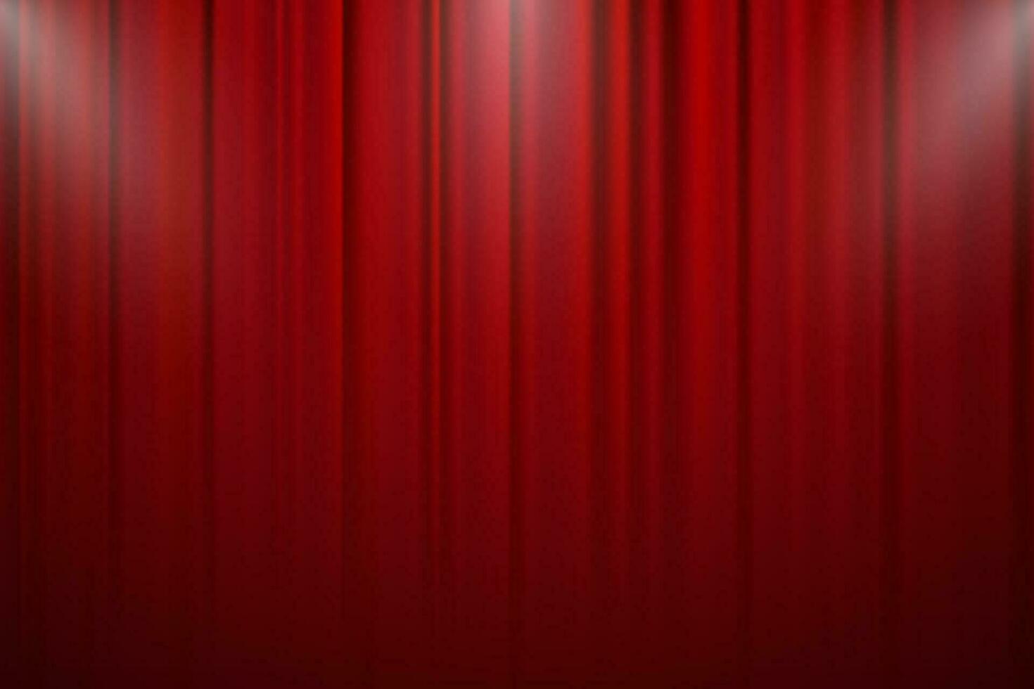 Old Movie ending screen background, the end vintage styled vector illustration.