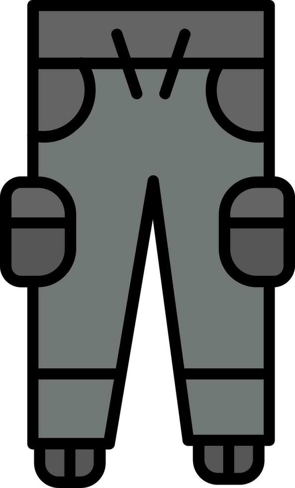 icono de vector de pantalones