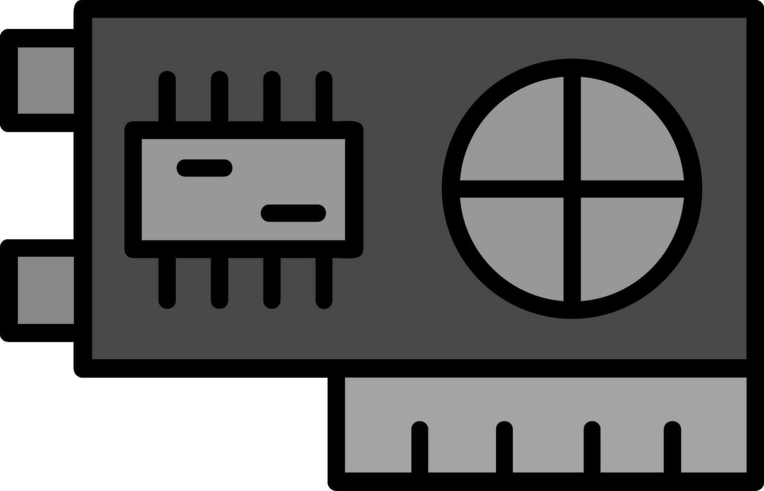 Graphics Card Vector Icon