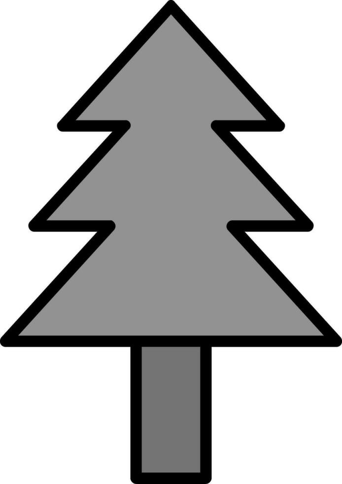 icono de vector de árbol de pino