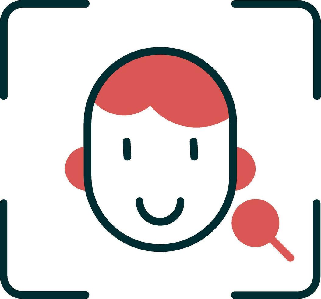 Face Scanner Vector Icon