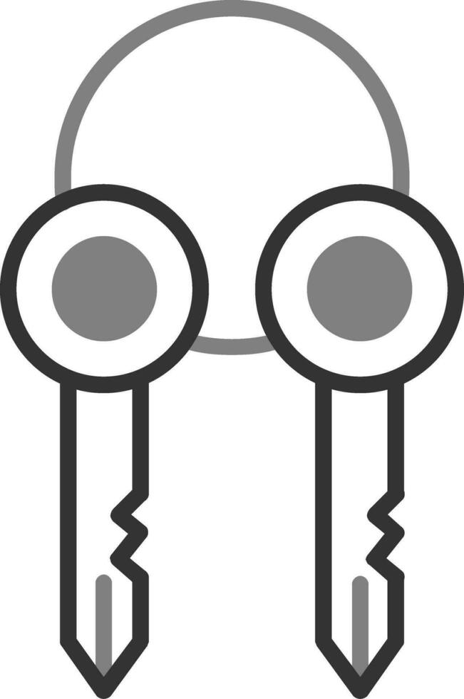 Surrogate Key Vector Icon