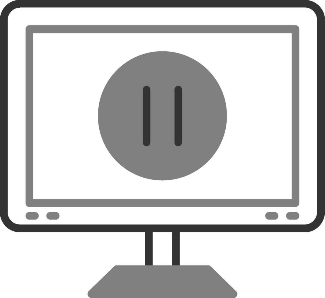 Pause Button Vector Icon