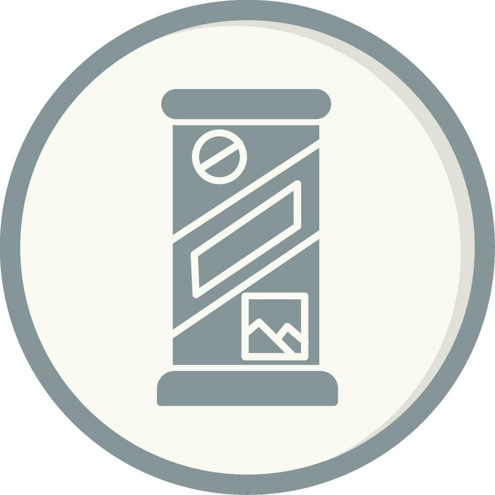 Roll Up Vector Icon