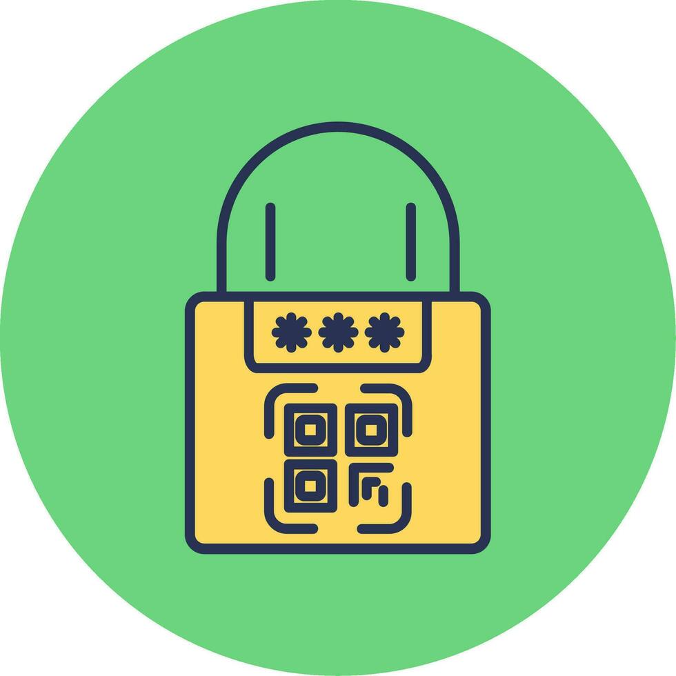Smart Padlock Vector Icon