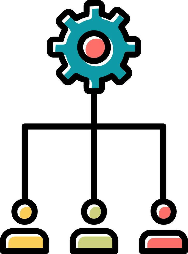 Team Management Vector Icon