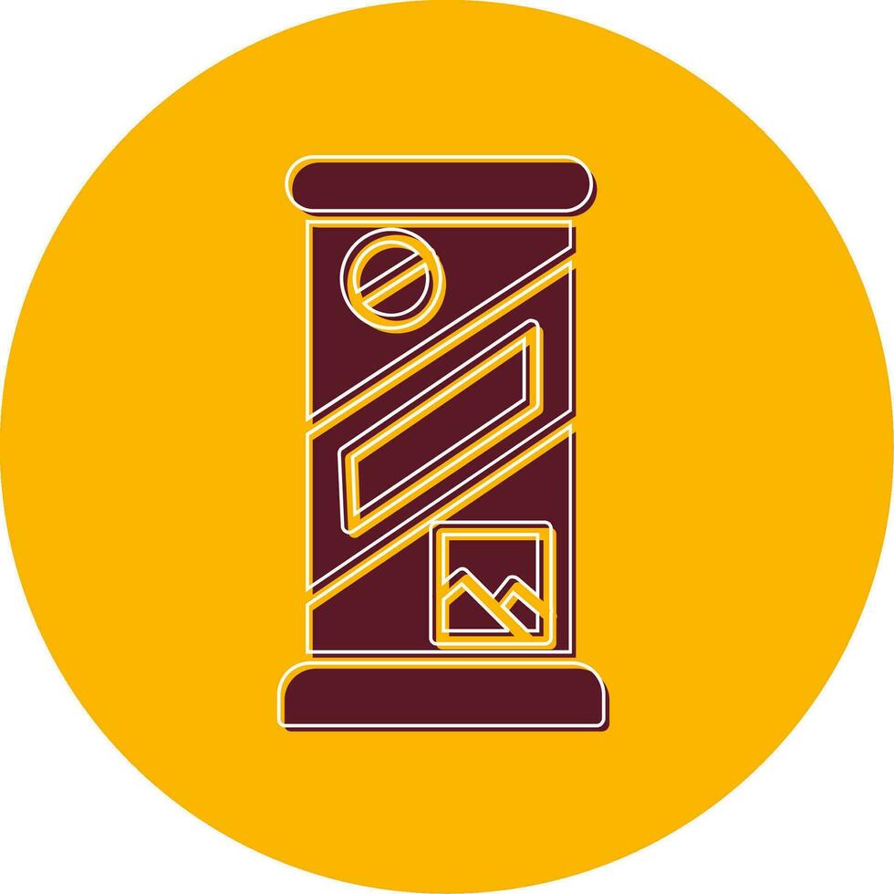 Roll Up Vector Icon