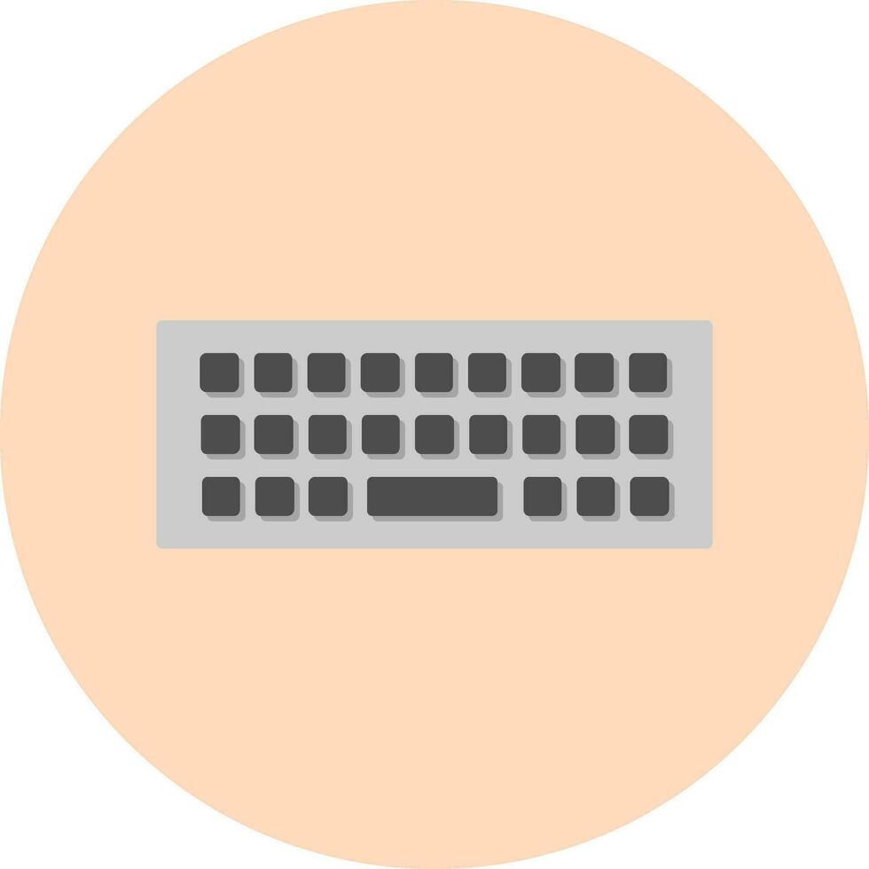 icono de vector de teclado