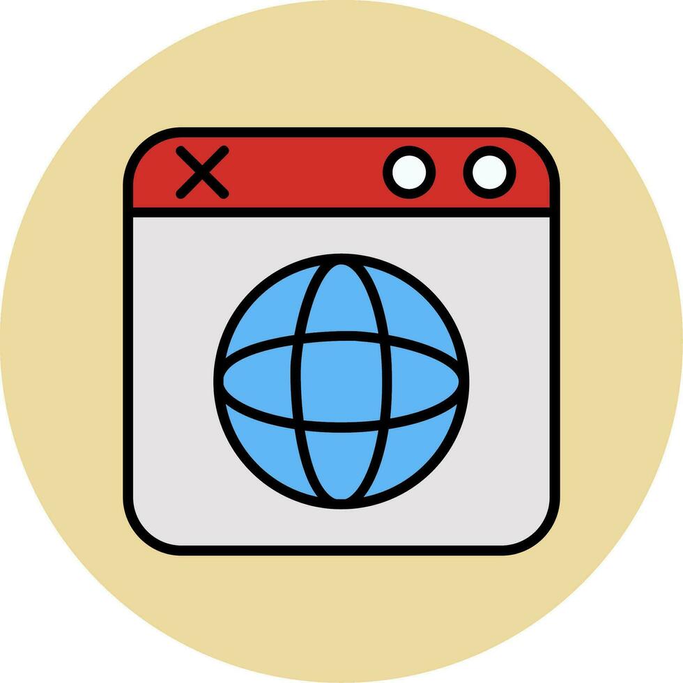 Browser Vector Icon