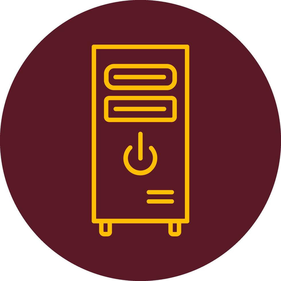Cpu Tower Vector Icon
