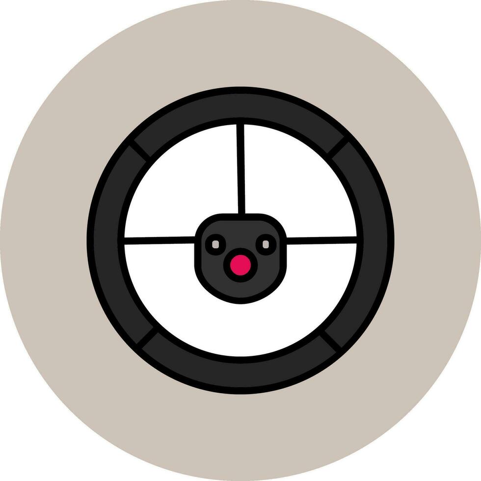 Steering Wheel Vector Icon