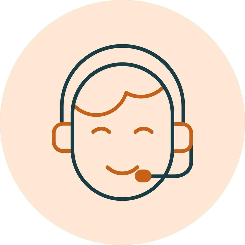 Customer Service Agent Vector Icon