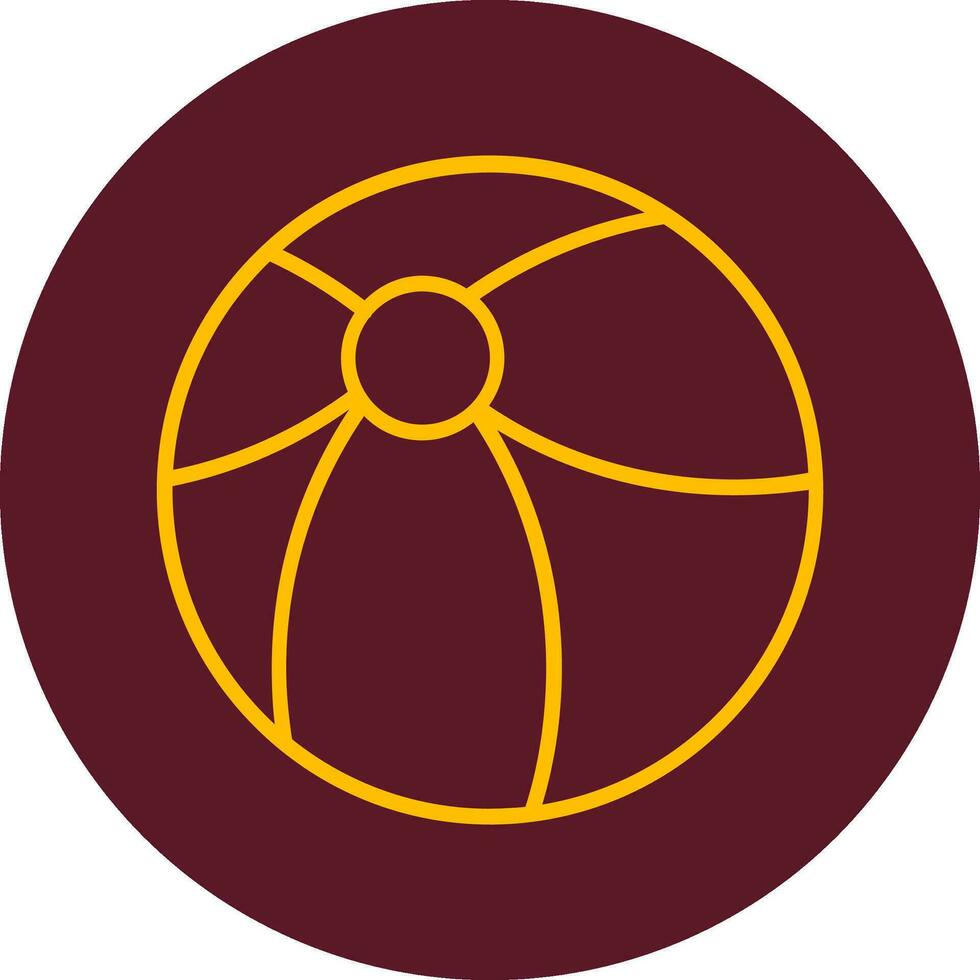 Beach Ball Vector Icon