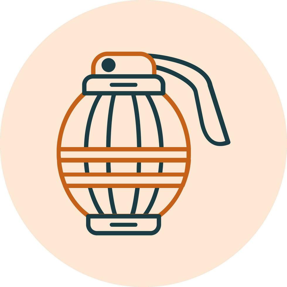 Hand Grenade Vector Icon