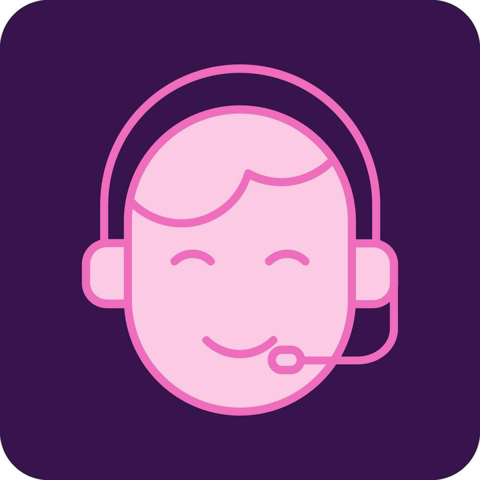 Customer Service Agent Vector Icon