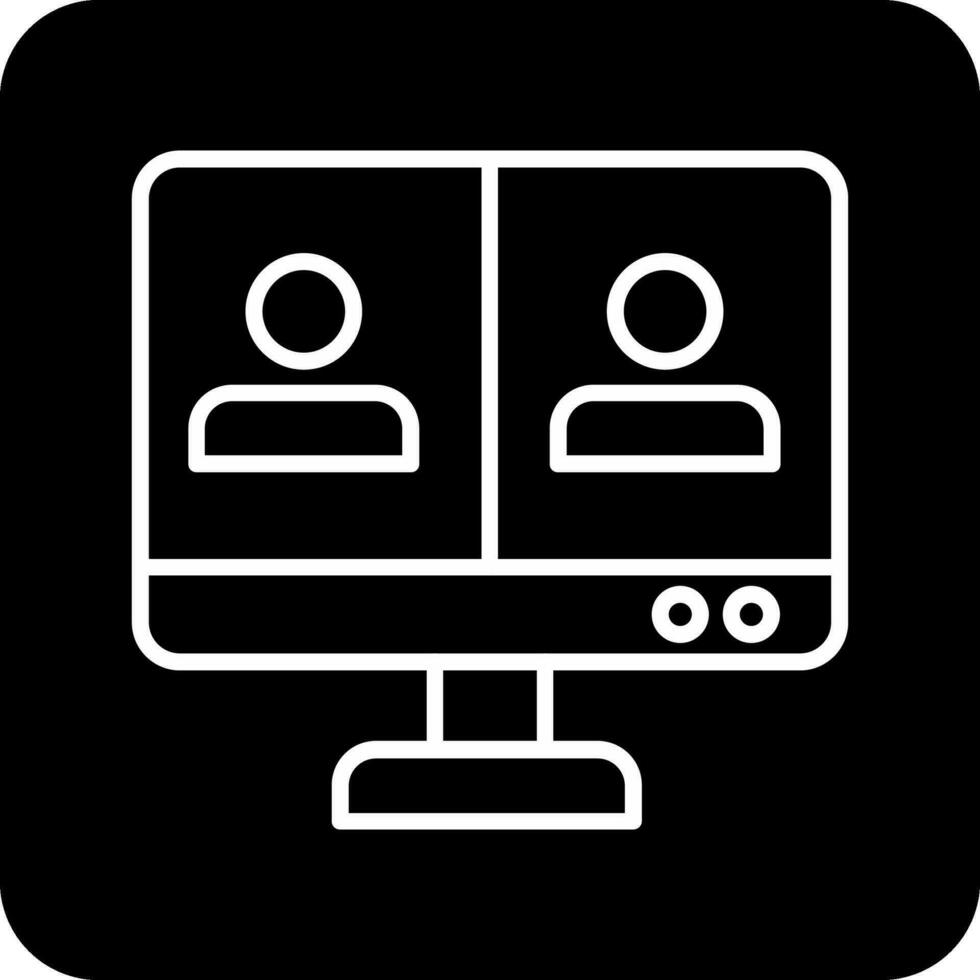 Online Meeting Vector Icon