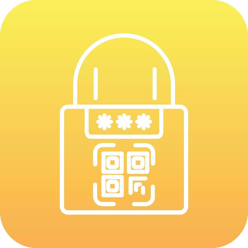 Smart Padlock Vector Icon