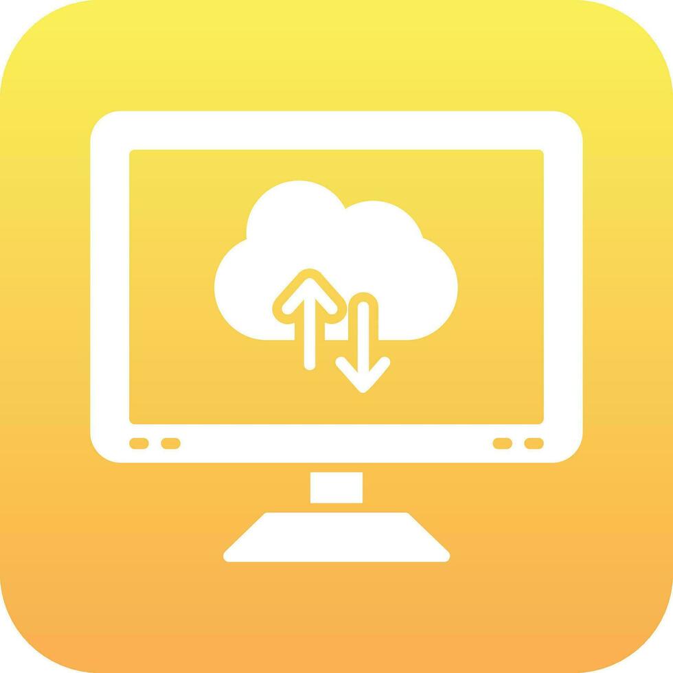 Cloud Computing Vector Icon