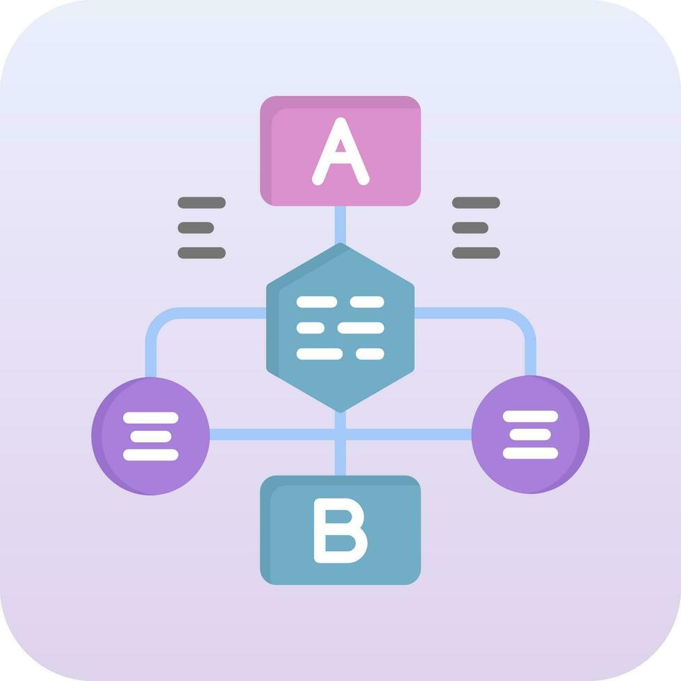 Flowchart Vector Icon