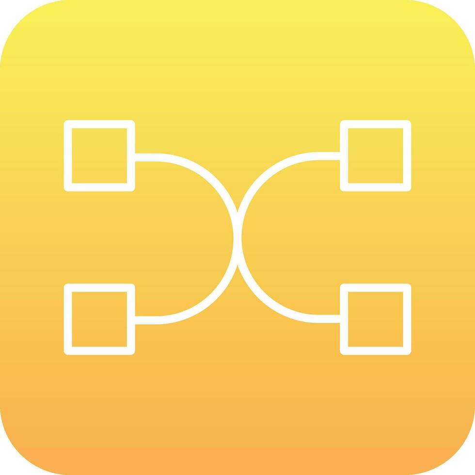 Many To Many Vector Icon