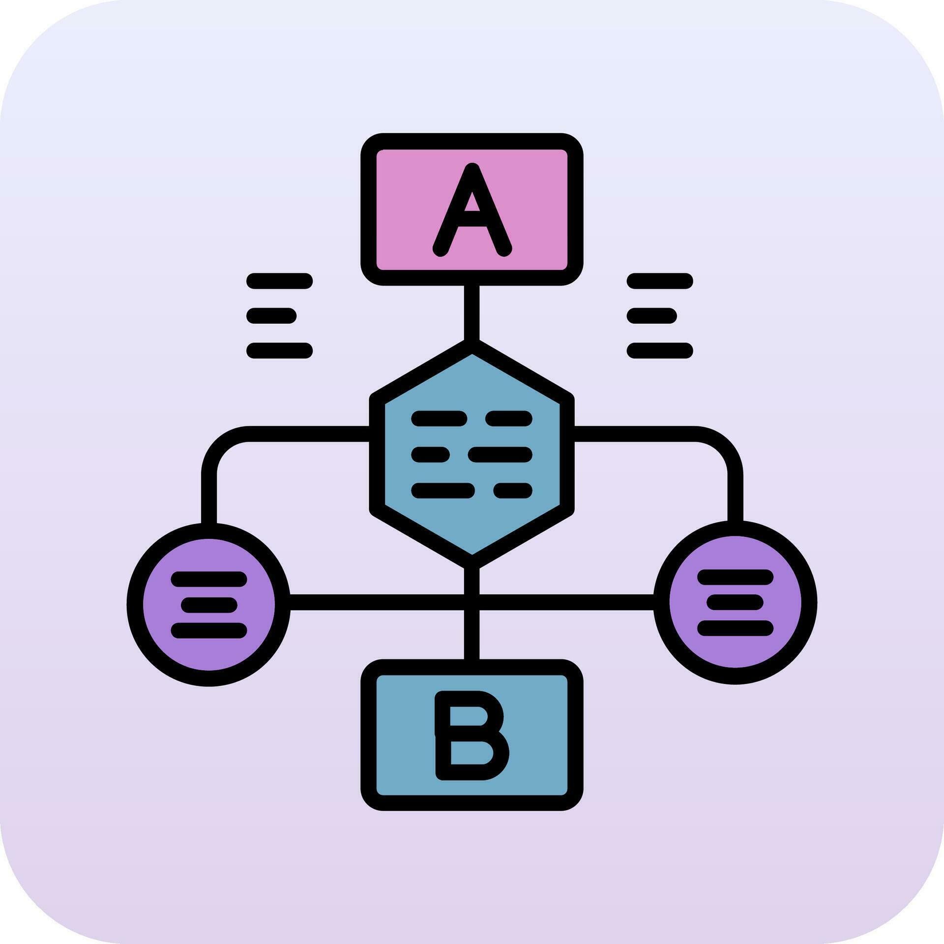Flowchart Vector Icon 37017412 Vector Art at Vecteezy