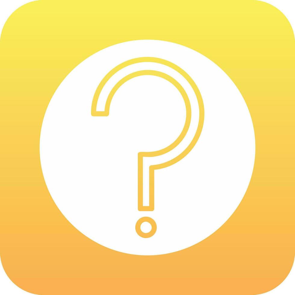 Question Mark Vector Icon