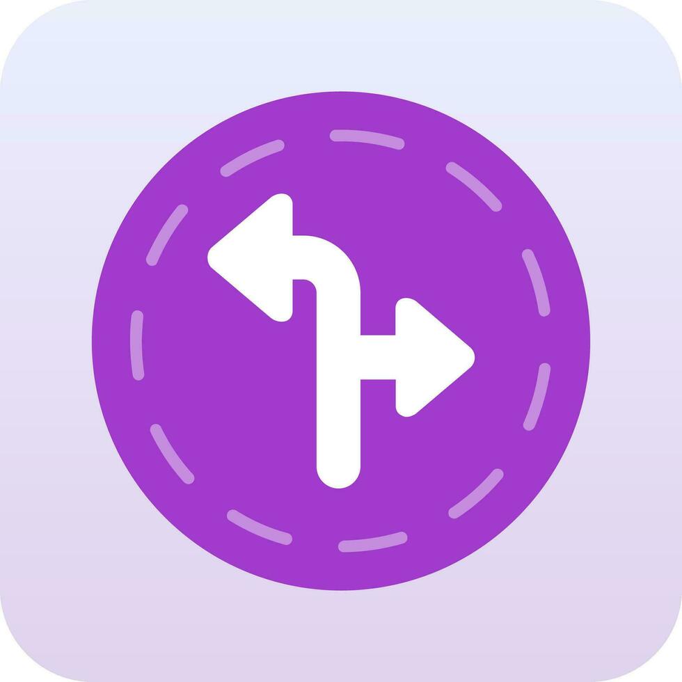 Turn Direction Vector Icon