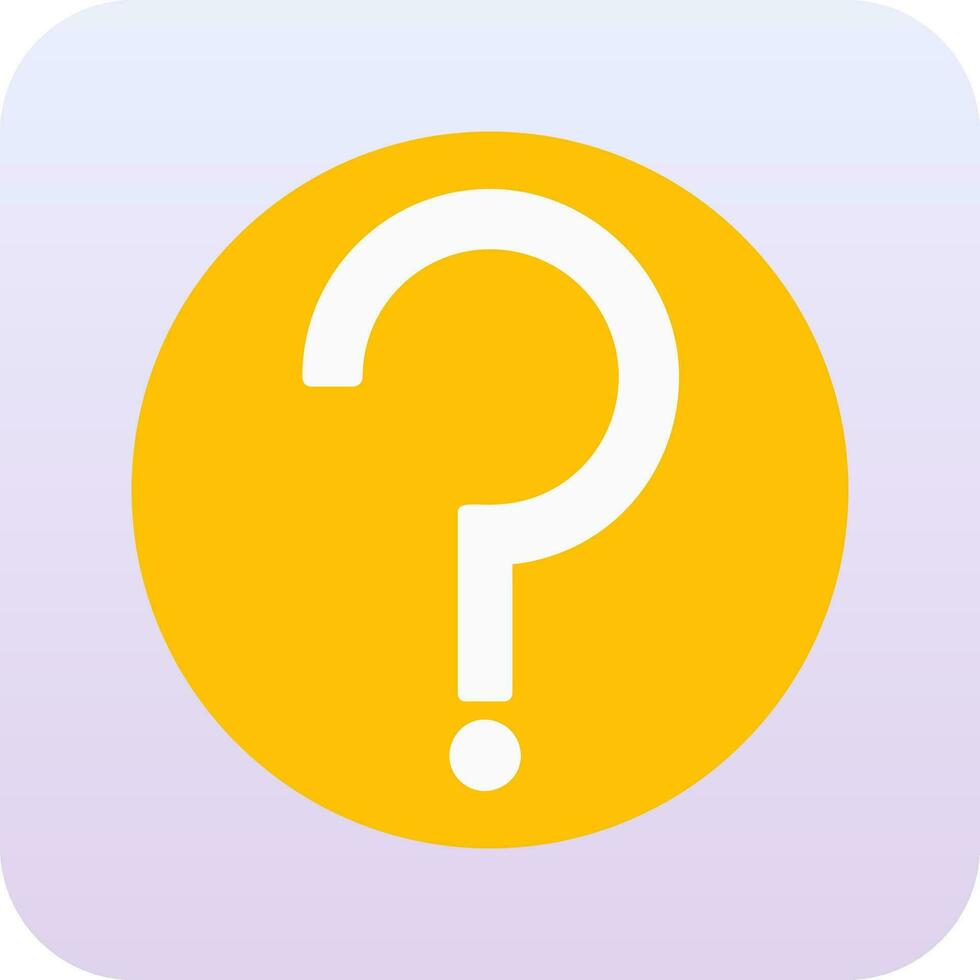 Question Mark Vector Icon