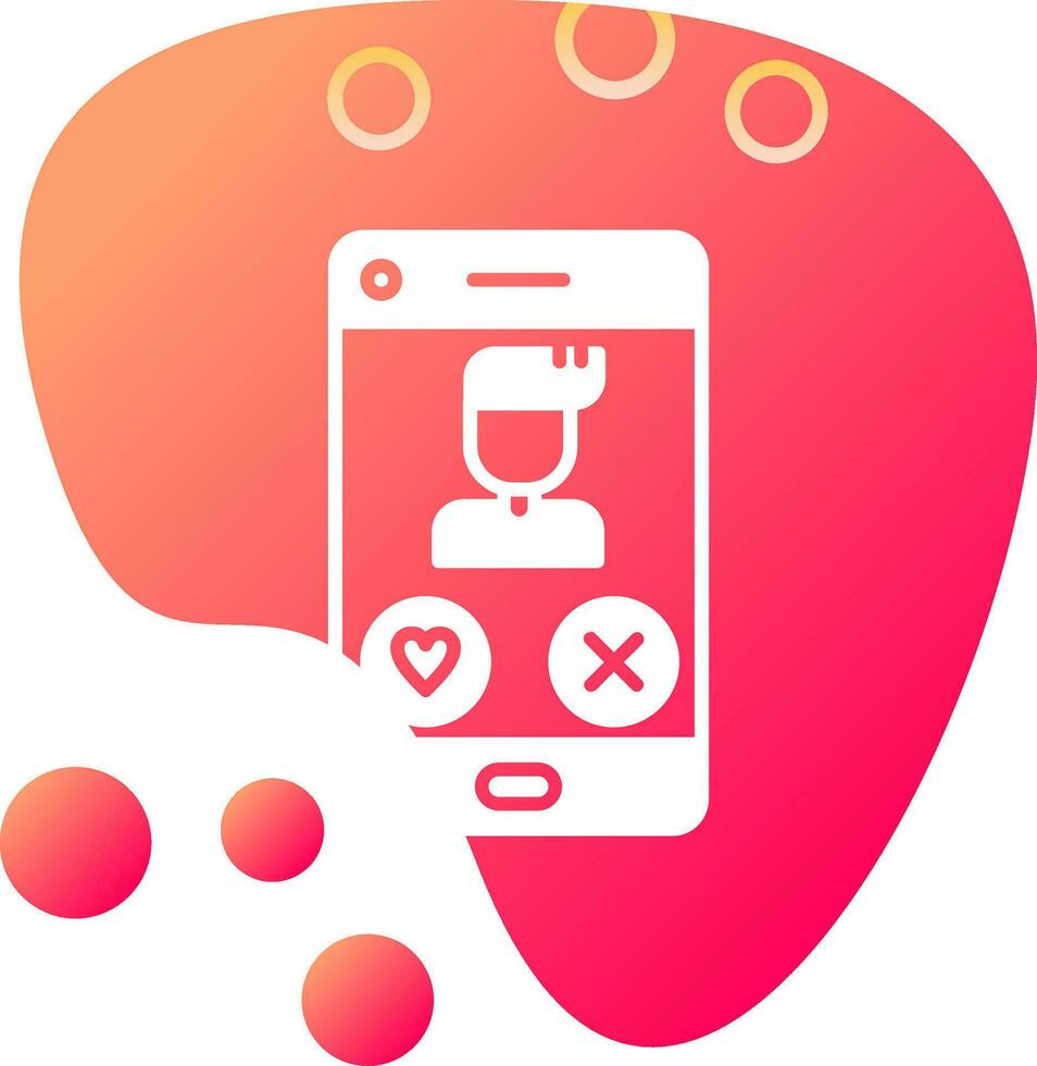 Dating App Vector Icon